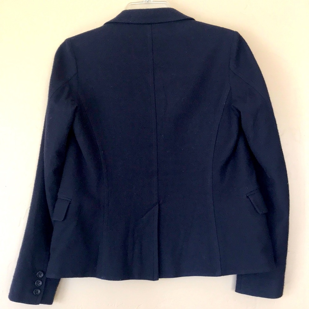 ViNCE blazer in navy blue flannel. Size 4 - Picture 5 of 8